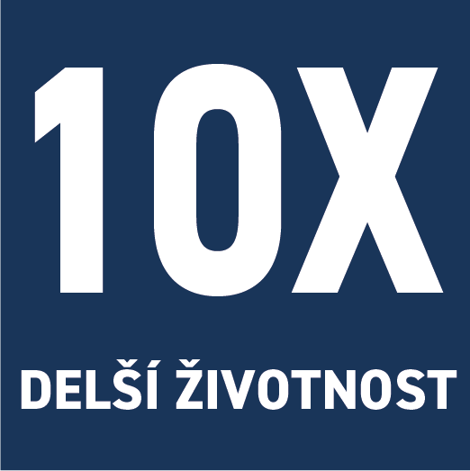 10 delší životnost