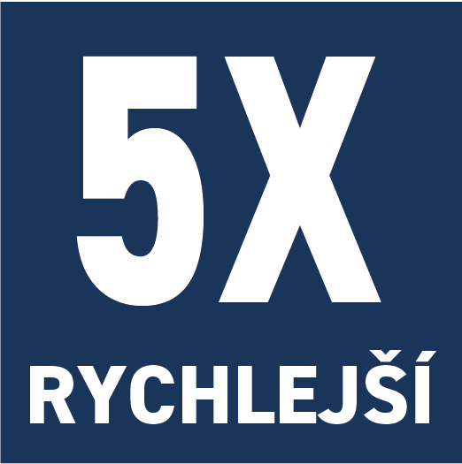 5x rychlejší