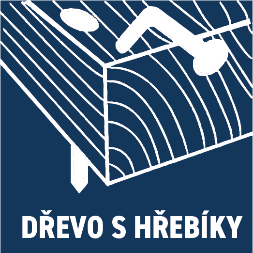 dřevo s hřebíky