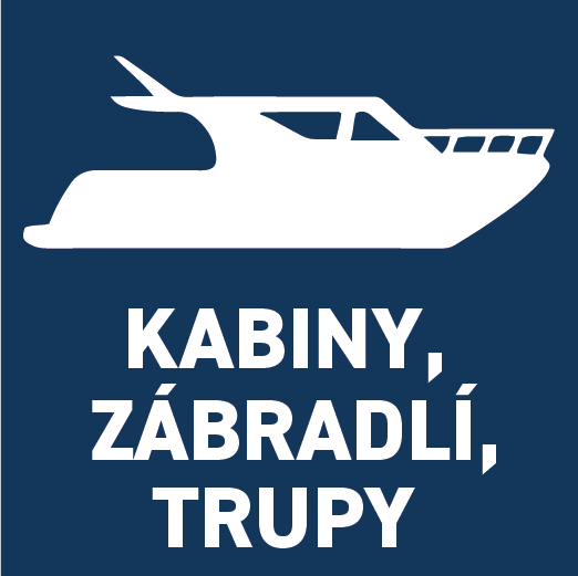 kabiny, zábradlí, trubky